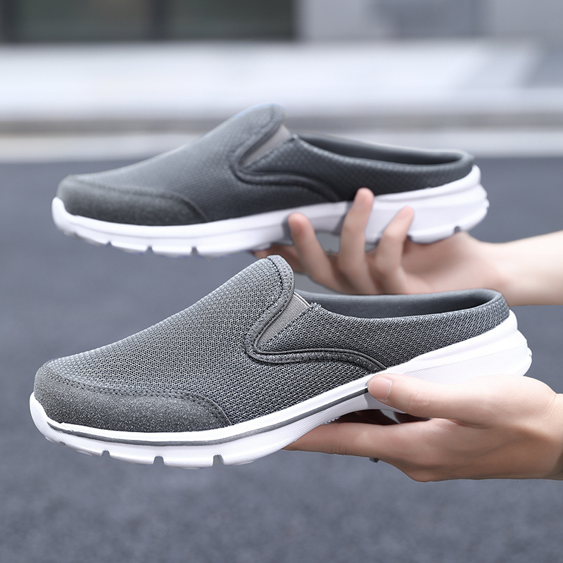 Summer Trend Half Drag Casual Shoes Ultra Light Sports Shoes Men