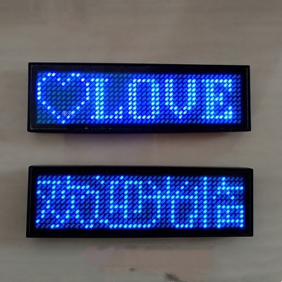 Work Badge, Brooch, Character Display, Luminous Driving License Blue - Shop at LoveMi