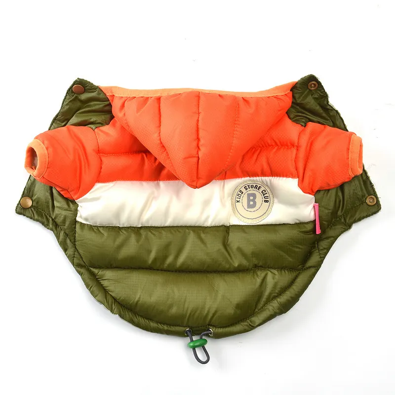 Warm Waterproof Small Dog Jacket - Orange