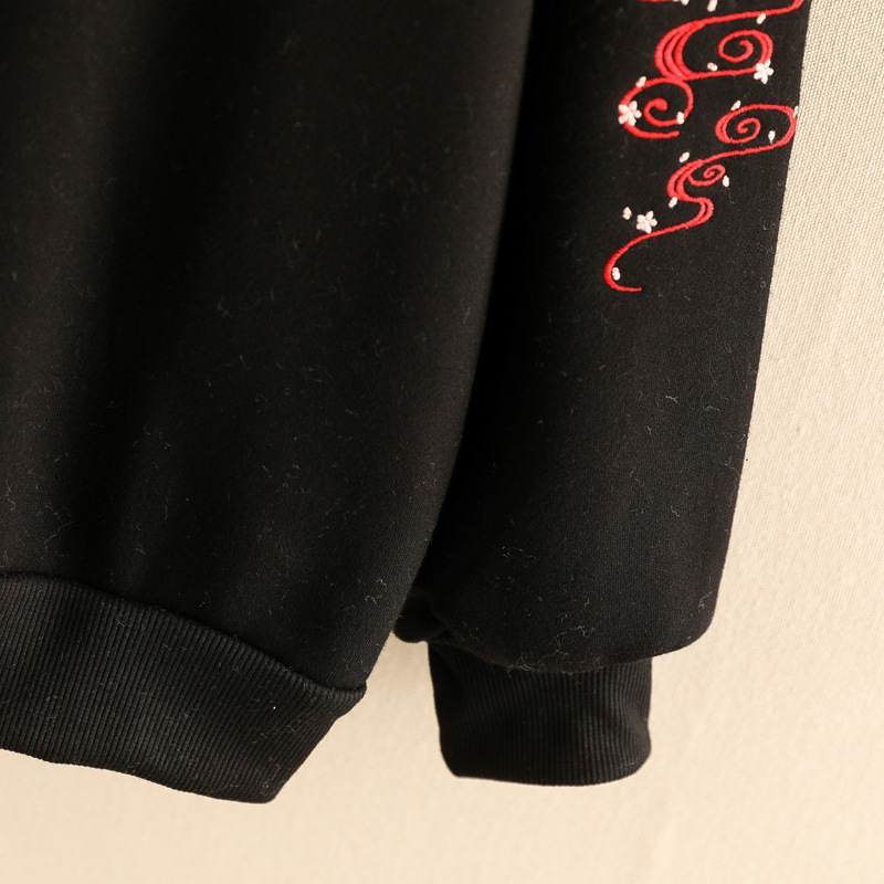 Japanese Cute Girl Heart Sweater Plus Velvet Thickening