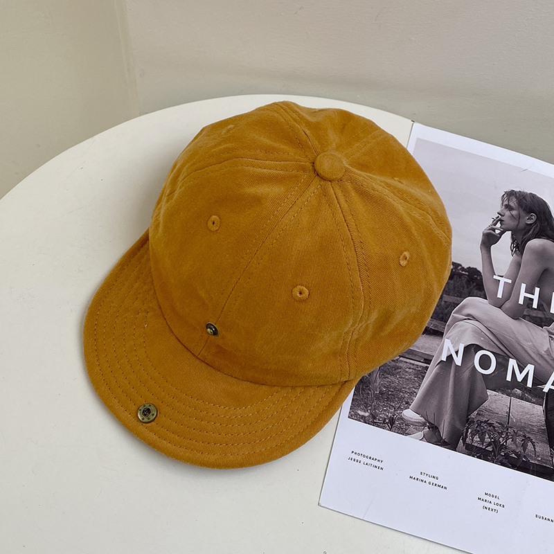 Women's Two Baseball Caps With Solid Color Soft Brim