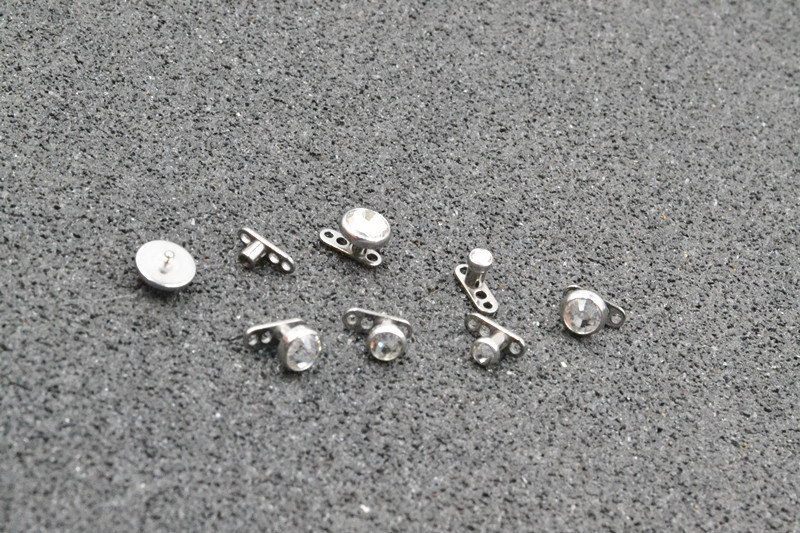 Body Piercing Pure Titanium Spot Invisible Ring