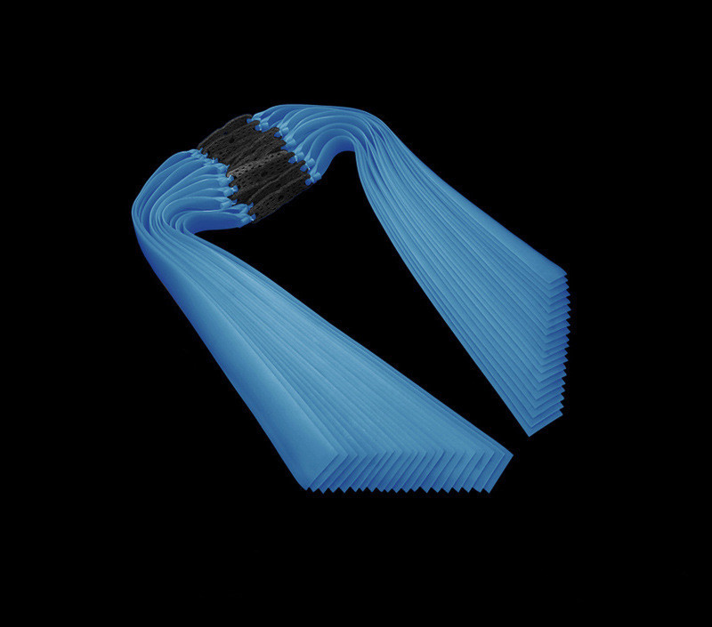 Slingshot flat rubber band group thickened and strong