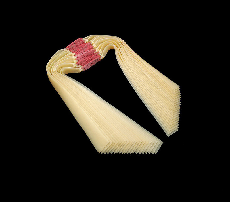 Slingshot flat rubber band group thickened and strong