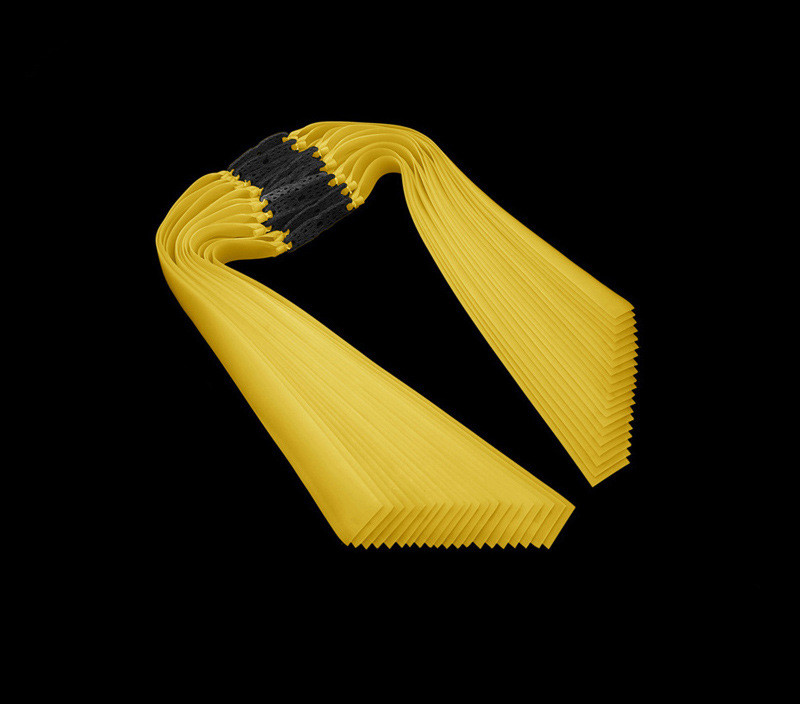Slingshot flat rubber band group thickened and strong