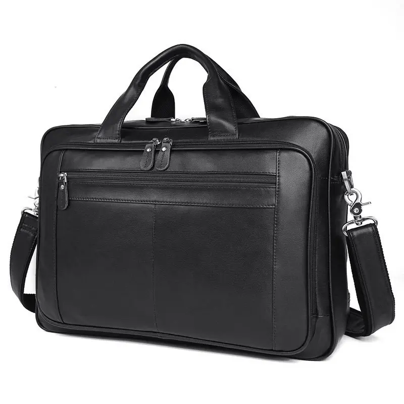 Leather Business Men's Large Handbag