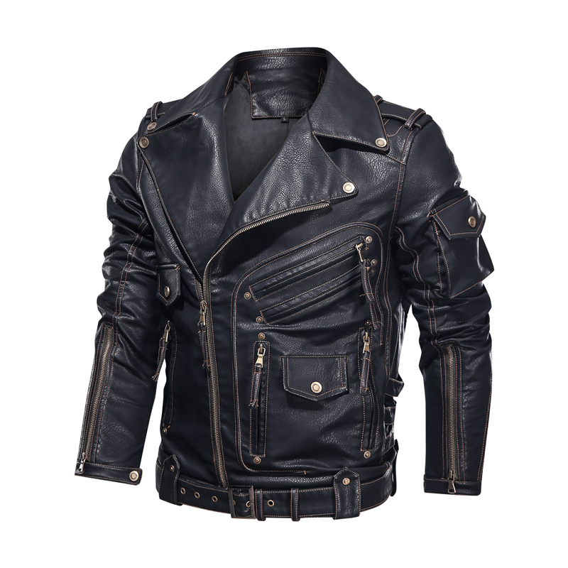 Winterx Herrenx Lederx Jackex Modex Motorradx