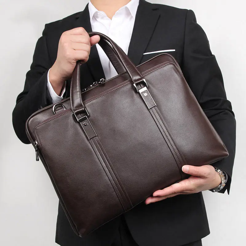 Gentleman Style Leather Men's Bags Business Bag