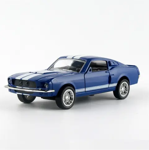 Mustang Door Pull Back Alloy Car Toy Car Model
