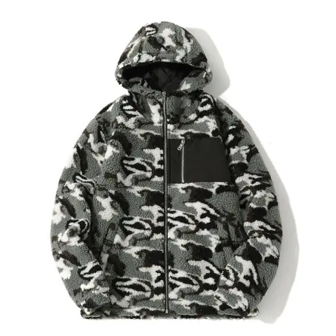 Lamb Velvet Jacket Coat Autumn and Winter Fashion Stitching