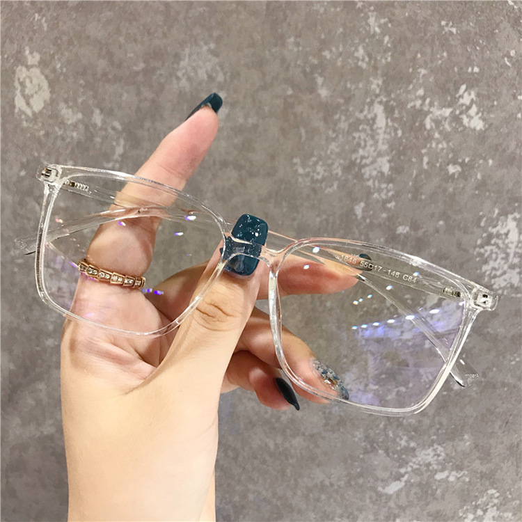 Title 3, Anti-Blue Light Simple Square Glasses Frame New...