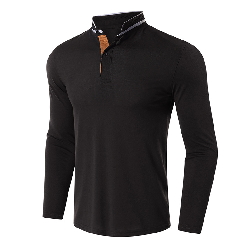 Men's Long Sleeve  Paul Lapel T-Shirt