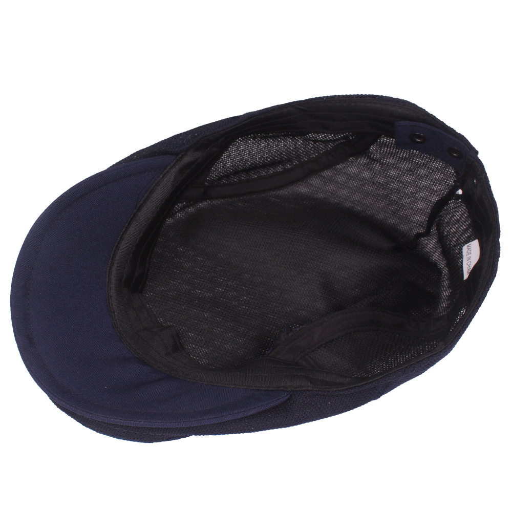 Title 2, Spring And Summer Monochrome Breathable Mesh Beret