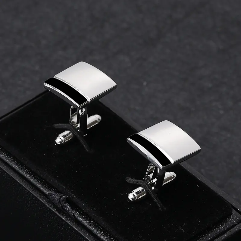 Simple and Creative Square Black and White Stitching French