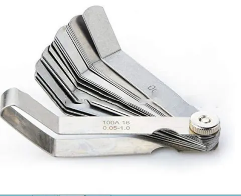 0.05 to 1mm Blades Feeler Gauge Metric Gap Filler