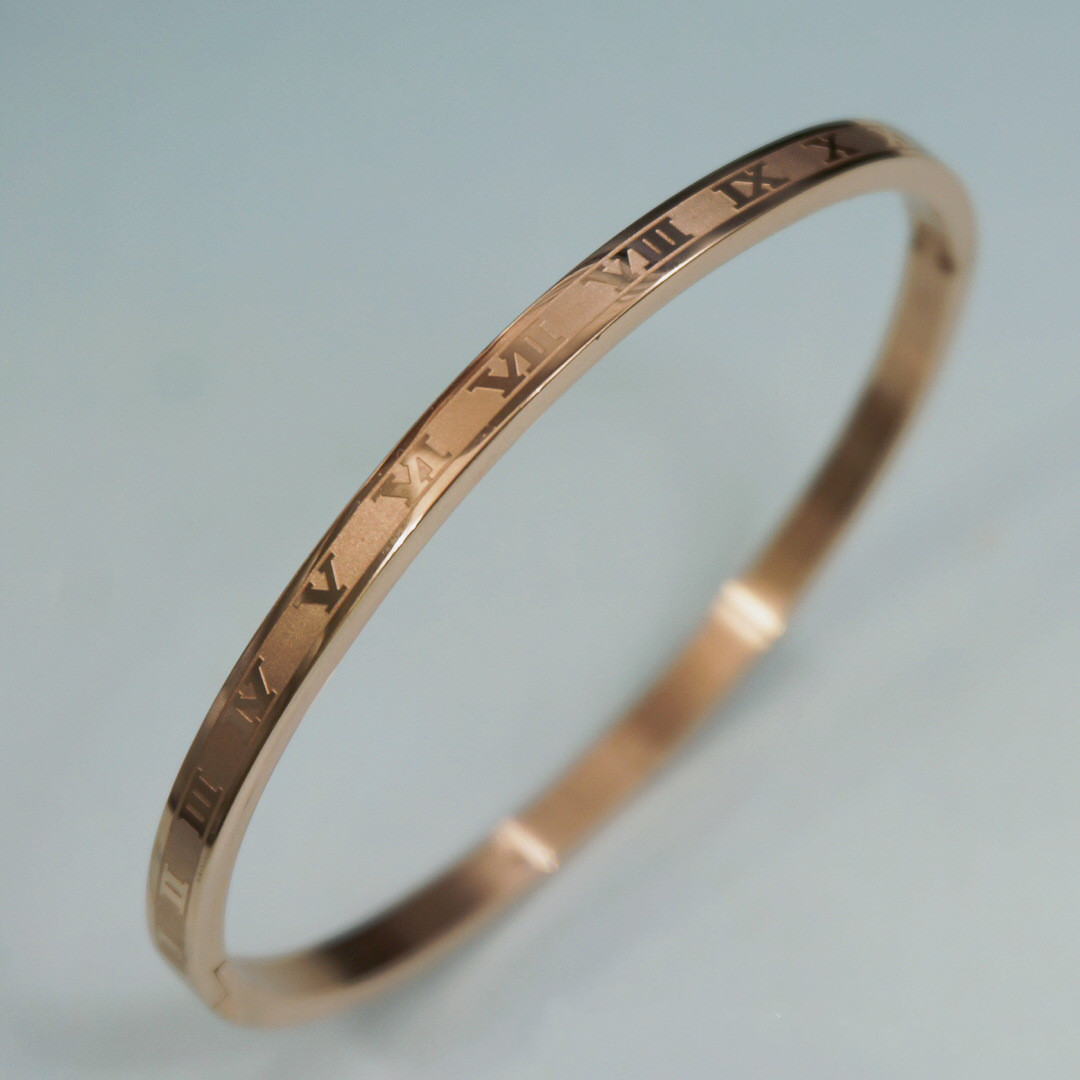 Classic Roman Numeral Titanium Steel Bracelet