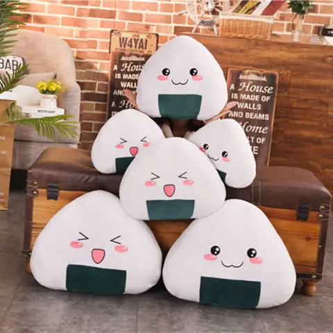 Cartoon Anime Rice Ball Plush Toy Doll Large Sleeping