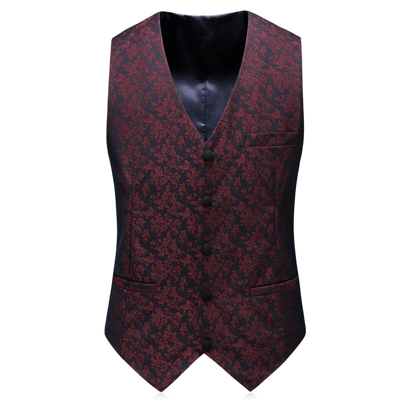 Slim Suit Three-piece Casual Plaid Suit