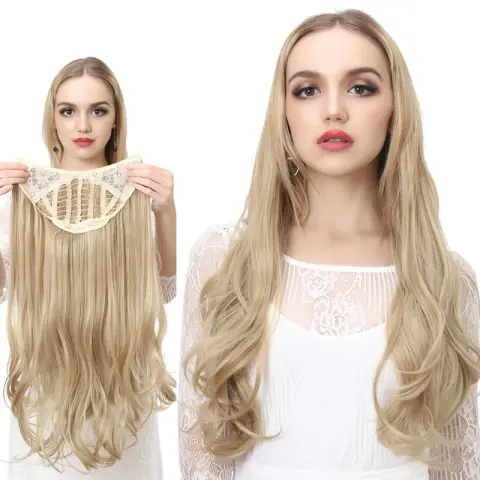 Wavy U Part Wigs for Women Clip in Hair