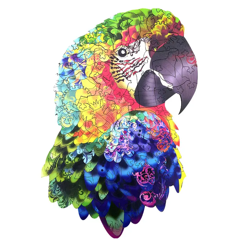 South American Parrot Wooden Jigsaw