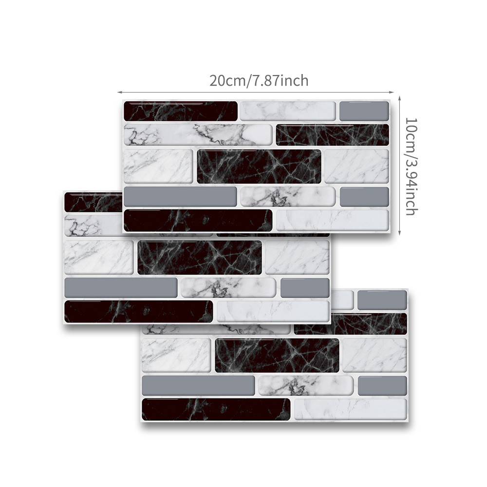 Kitchen Decoration Wall Stickers Black And White Classic — foto 3