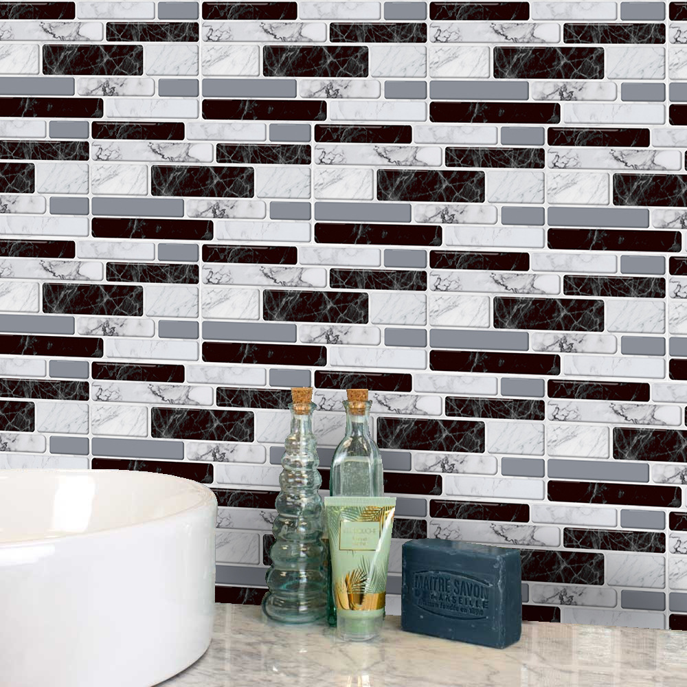 Kitchen Decoration Wall Stickers Black And White Classic — foto 4