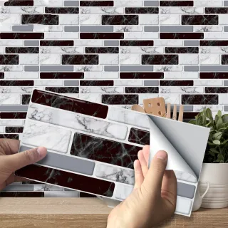 Kitchen Decoration Wall Stickers Black And White Classic
