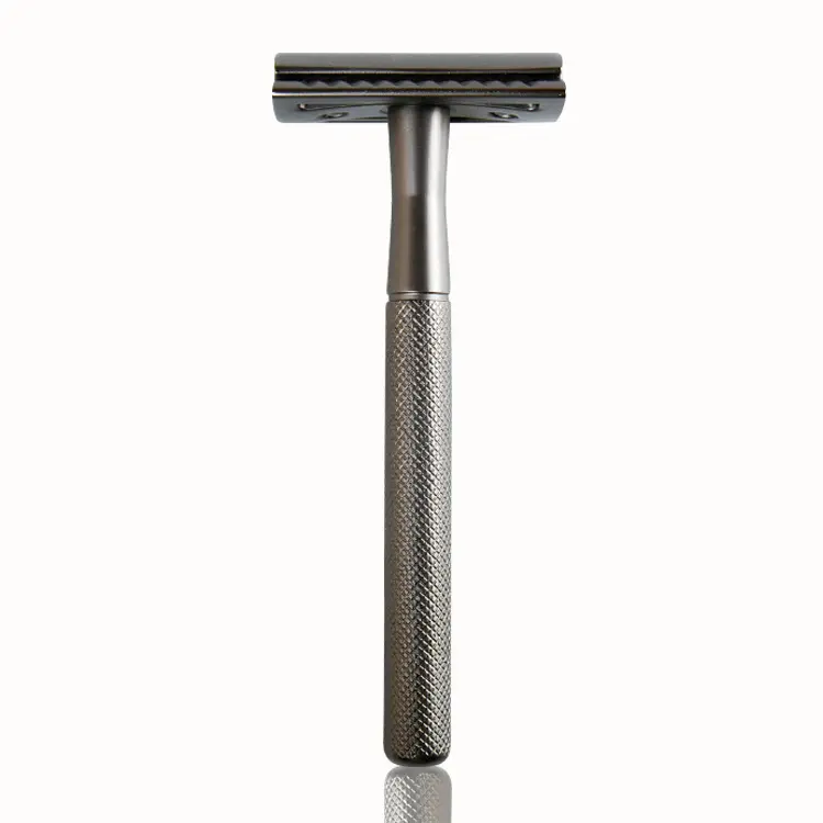Factory Wholesale Diamond Pattern Old-Fashioned Razor Double-Sided
