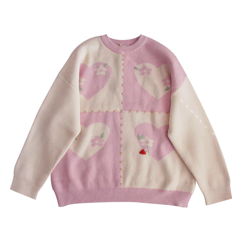 Title 10, Shimomori Thick Big Sweater Girl Loose Student ...