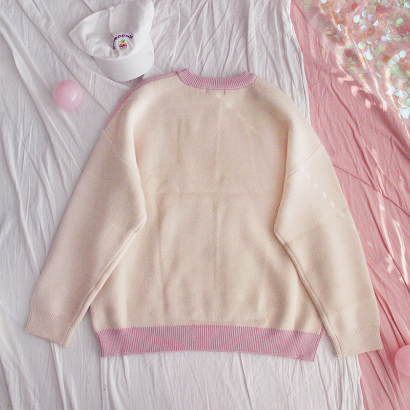 Title 12, Shimomori Thick Big Sweater Girl Loose Student ...