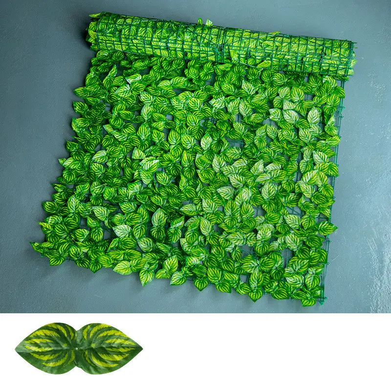 Foreign Trade Simulation Green Radish Leaf Fence