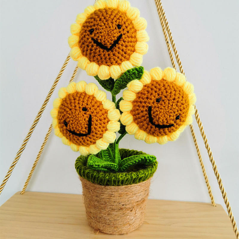 Three sunflowers