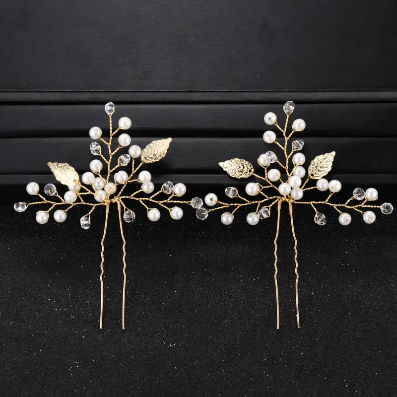 Wedding Jewelry Simple New Bride Headdress Pearl