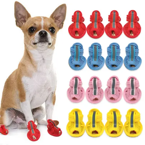 Spring and Summer Beef Tendon Bottom Mesh Breathable Puppy