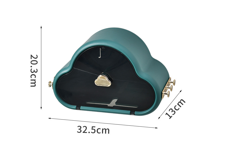 Cloud Storage Box Wall-Mounted Tissue Rack