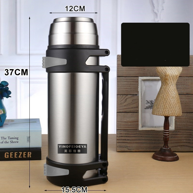Tourism Large-capacity Stainless Steel Outdoor Water Bottle