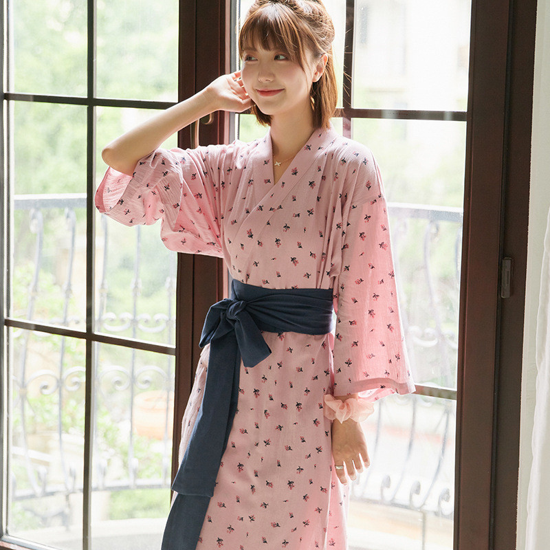 Title 1, Kimono Nightgown Girlfriends Floral Floral Long...