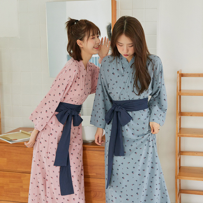 Title 4, Kimono Nightgown Girlfriends Floral Floral Long...