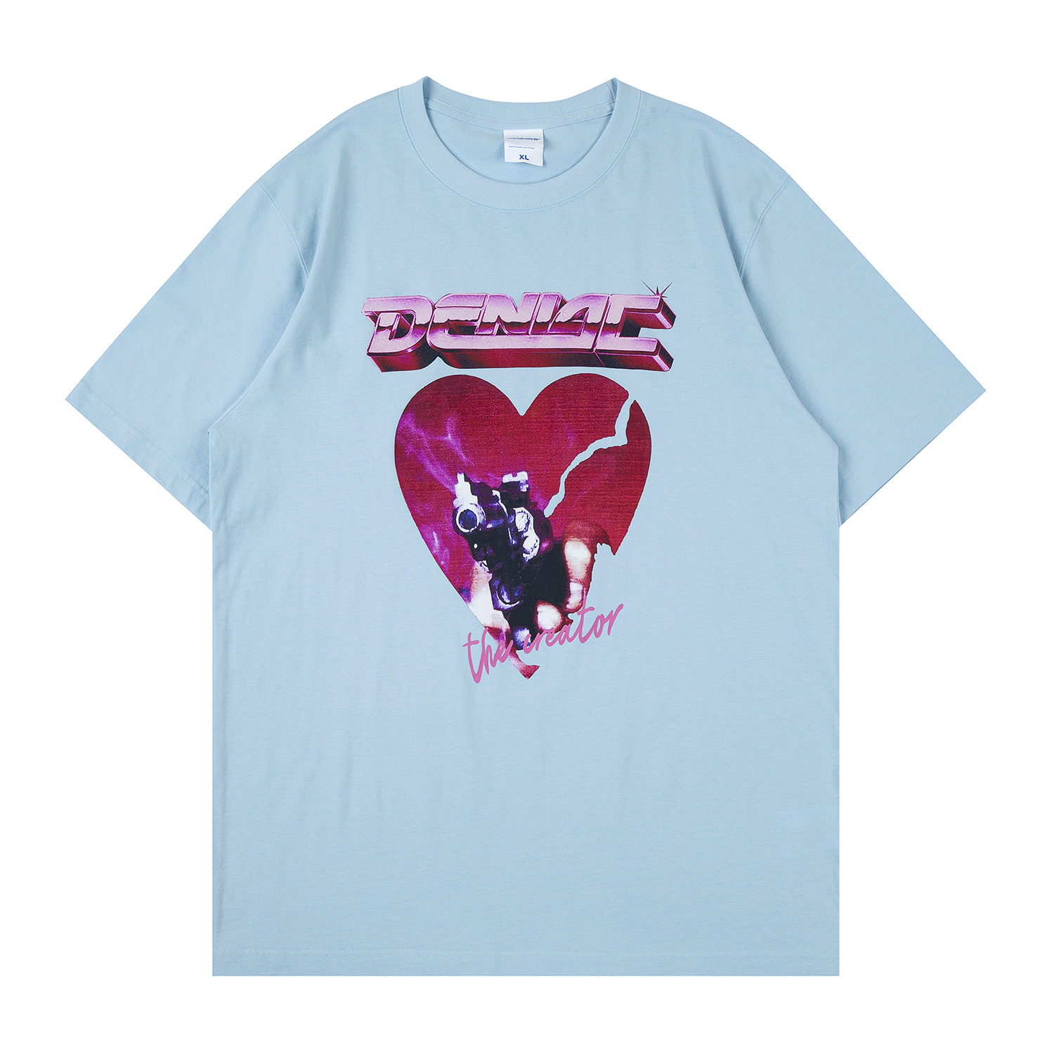 Couple Ins Casual Short-sleeved T-shirt Men