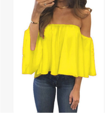 Sexy Top Off-The-Shoulder Loose T-shirt