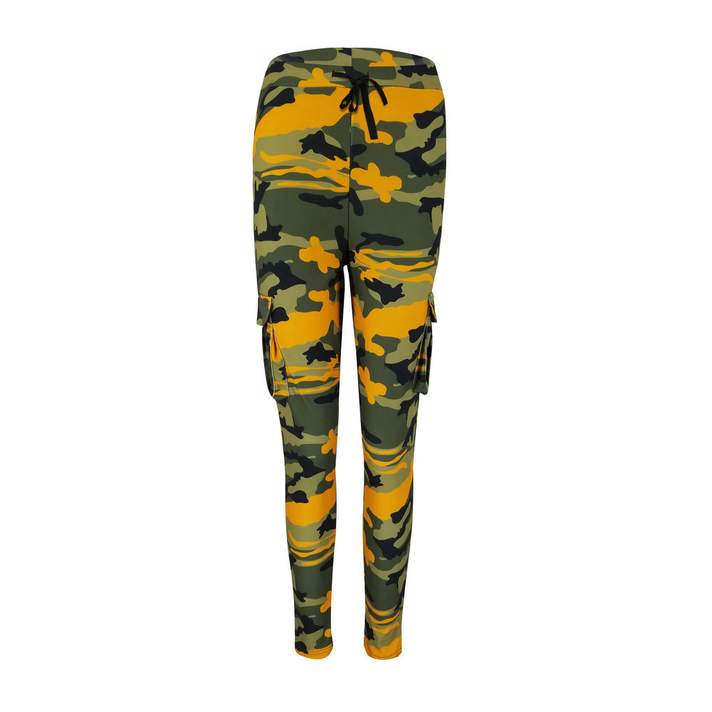 Title 2, Ladies Sexy Repair Camouflage Print Casual Pants