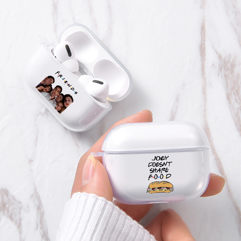 Funda AirPods Pro silicona transparent compatible Apple
