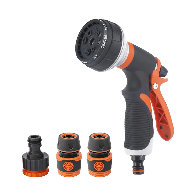 Multifunctional Adjustable Car Wash Water Gun Garden Watering 8