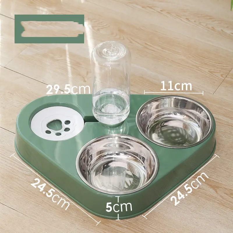 Dog Bowl Double Automatic Drinking Food Rice