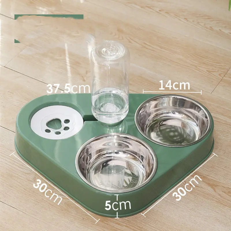 Dog Bowl Double Automatic Drinking Food Rice