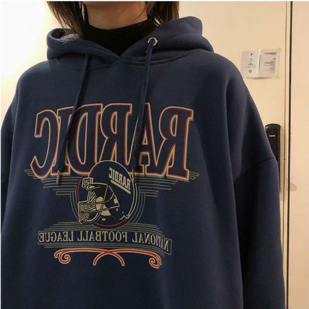 Retro Plus Velvet Padded Hooded Sweater Women