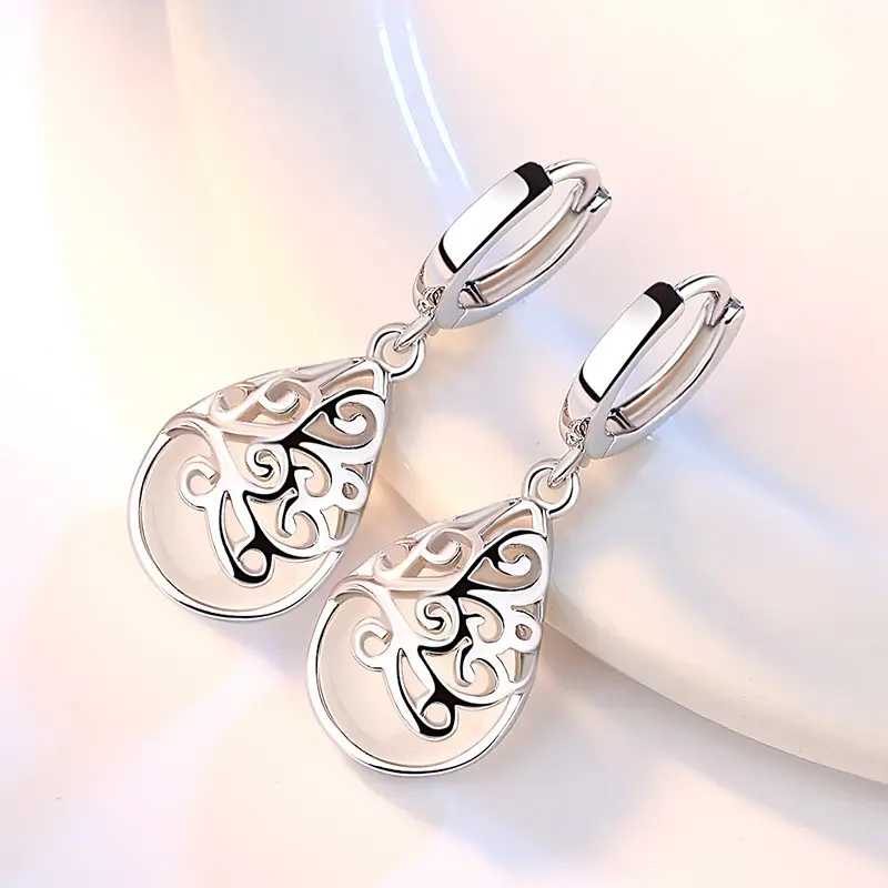 925 Silver-Plated Fashion Trend Moonlight Opal Totem