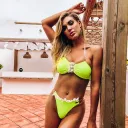 Women Amazon Split Swimsuit La