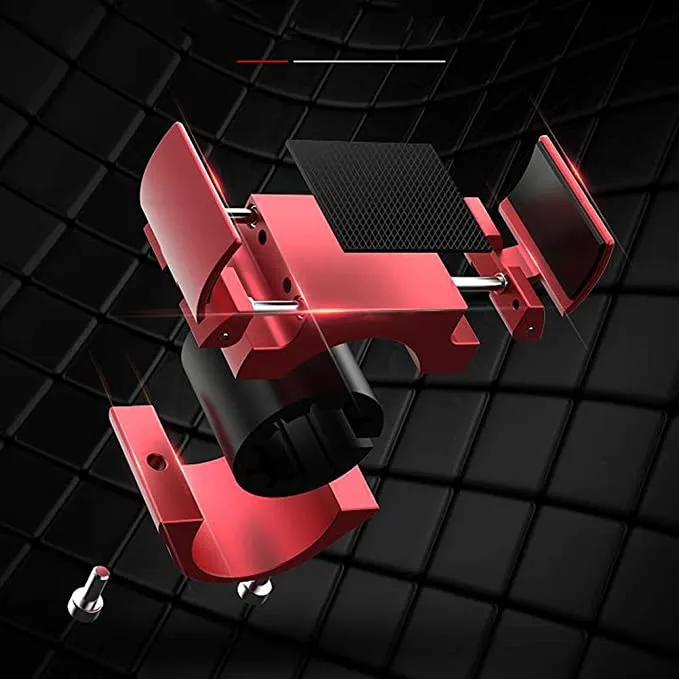 Bike Phone Mount Folding Motorcycle Phone Holder Aluminum Universal Cell Phone Bicycle Stand – image 5