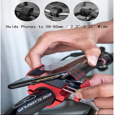 Bike Phone Mount Folding Motorcycle Holder Aluminum Universal Cell